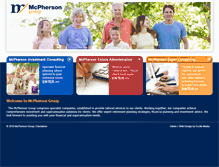 Tablet Screenshot of mcphersonassoc.com.au
